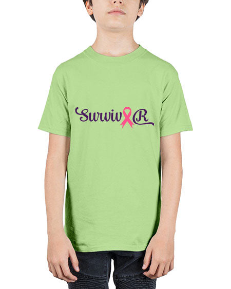 survivor Style 3# - breast cancer - Youth Tee Unisex