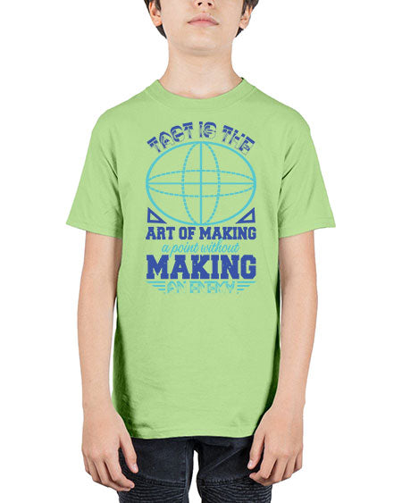 tact is the art of making a point 45# - pi - Youth Tee Unisex