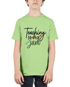 teaching is my jam Style 404# - teacher - Youth Tee Unisex