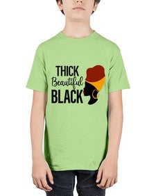 thick beautiful black Style 4# - black girls or women - Youth Tee Unisex