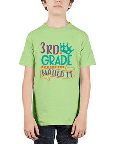 third grade nailed it 969# - third grade - Youth Tee Unisex