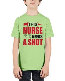 this nurse needs a shot 1559# - nurse - Youth Tee Unisex