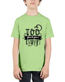 too glam to give a damn b 1180# - sassy - Youth Tee Unisex