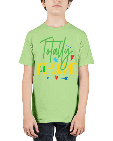 totally ausome Style 1# - autism - Youth Tee Unisex