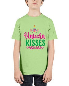 unicorn kisses 468# - unicorn - Youth Tee Unisex