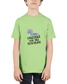 unicorns are the new thing 531# - unicorn - Youth Tee Unisex