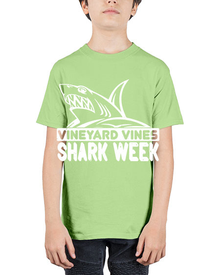 vineyard vines Shark Week Style 8# - shark-fish - Youth Tee Unisex
