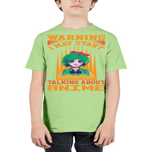 warning i may start talking about anime286# - anime - Youth Tee Unisex