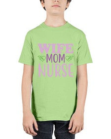 wife mom nurse 1641# - nurse - Youth Tee Unisex