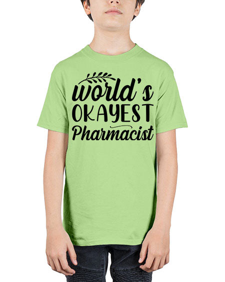 worlds okayest pharmacist 1663# - pharmacist - Youth Tee Unisex