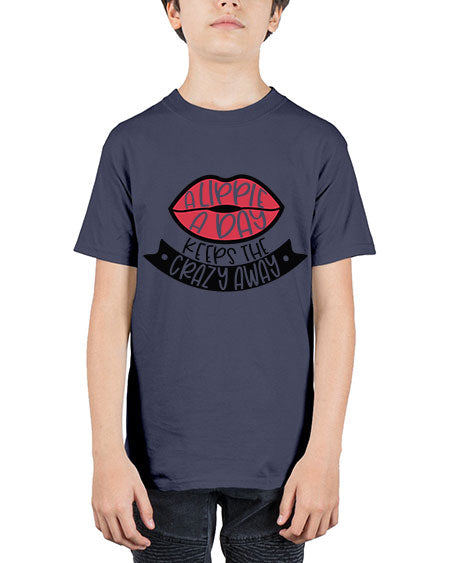 A Lippie A Day Keeps The Crazy Away Style 149# - beauty - fashion - Youth Tee Unisex