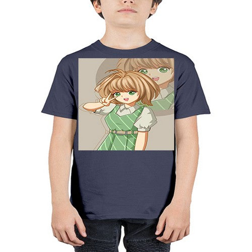 A beautiful and cute girl with dress 103# - anime - Youth Tee Unisex