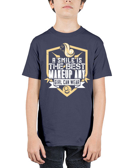 A smile is the best makeup any girl can wear Style 261# - beauty - fashion - Youth Tee Unisex