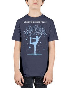 Achieving Inner Peace 102# - yoga - Youth Tee Unisex