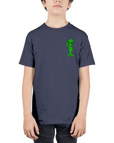 Alien in Pocket Side 3# - ufo - Youth Tee Unisex