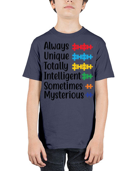 Always Unique Style 42# - autism - Youth Tee Unisex