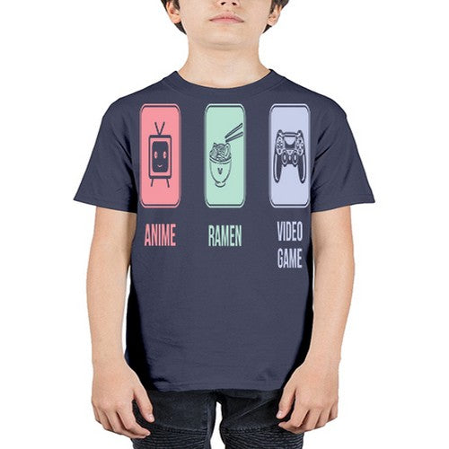 Anime Ramen Video Game Otaku Workout 219# - anime - Youth Tee Unisex