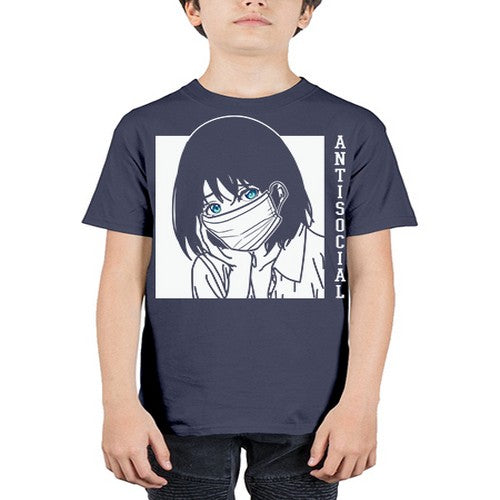 Anti Social Japanese Text Anime Anime 221# - anime - Youth Tee Unisex
