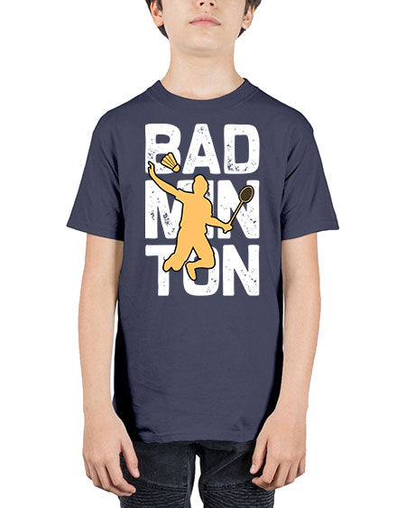 Bad 1452# - badminton - Youth Tee Unisex