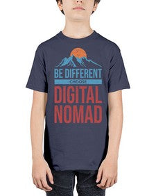 Be Different Choose Digital Nomad 28# - internet - Youth Tee Unisex