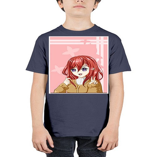 Beautiful and pretty little girl red long hair with 106# - anime - Youth Tee Unisex