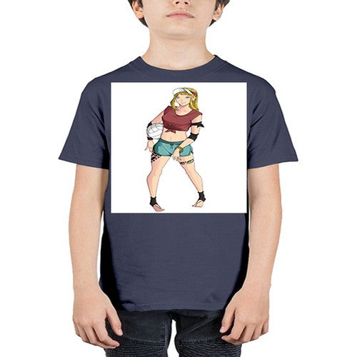 Beautiful girl volley in summer beach 38# - anime - Youth Tee Unisex