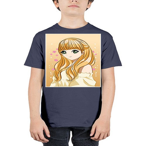 Beautiful princess blonde hair 147# - anime - Youth Tee Unisex