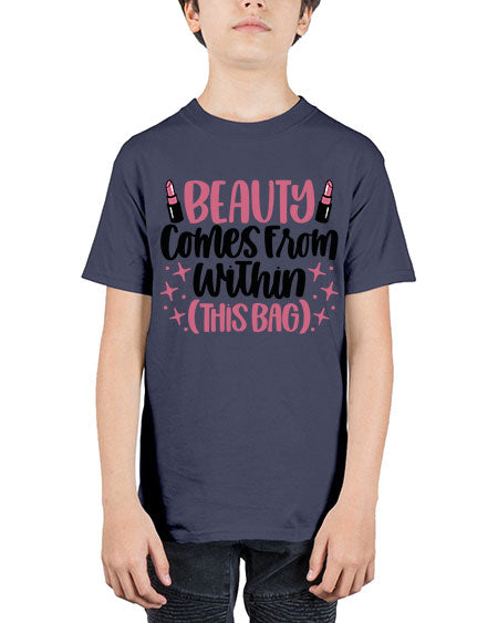 Beauty Comes From Within This Bag Style 138# - beauty - fashion - Youth Tee Unisex