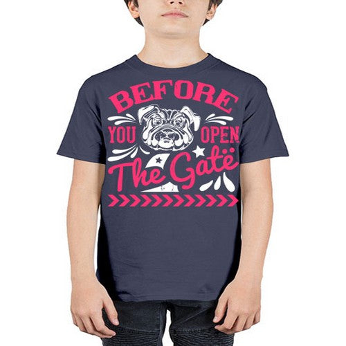 Before You Open The Gate Style 17# - dogs - Youth Tee Unisex