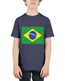 Brazil 488# - world flags - Youth Tee Unisex