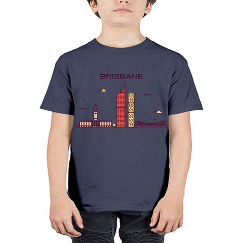 Brisbane 496# - cities - Youth Tee Unisex