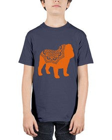 BulldogMandala 281# - mandala - Youth Tee Unisex