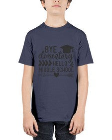 Bye elementary hello middle school 31# - eighth grade - Youth Tee Unisex