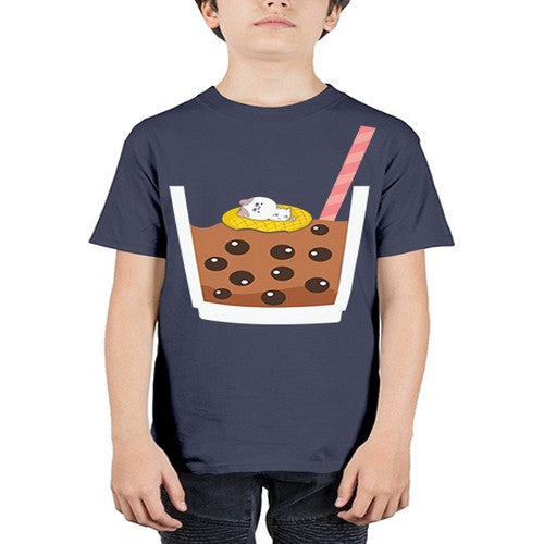 Cat Boba Tea Anime Kawaii Anime 224# - anime - Youth Tee Unisex
