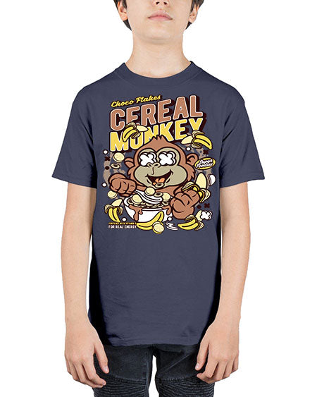 Cereal Monkey - monkey - Youth Tee Unisex