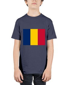 Chad 552# - world flags - Youth Tee Unisex