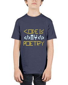 Code is my poetry 21# - computer - Youth Tee Unisex