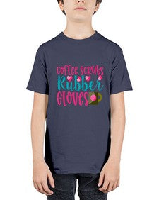 Coffee Scrubs Rubber Gloves Style 668# - nurse - Youth Tee Unisex