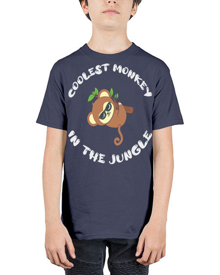 Collest Monkey in the Jungle 3# - monkey - Youth Tee Unisex