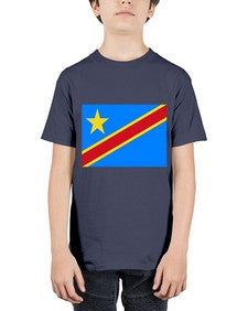 Congo Democratic Republic of the 613# - world flags - Youth Tee Unisex