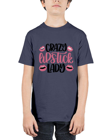 Crazy Lipstick Lady Style 107# - beauty - fashion - Youth Tee Unisex