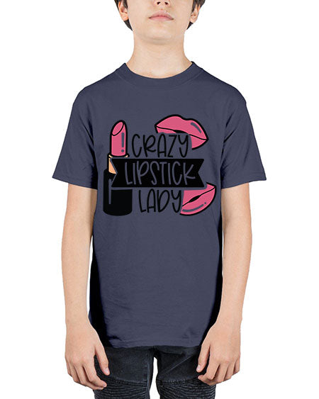 Crazy Lipstick Lady Style 108# - beauty - fashion - Youth Tee Unisex