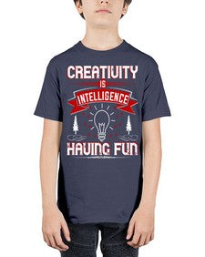 Creativity Is Intelligence Having Fun Style 49# - motivation - Youth Tee Unisex