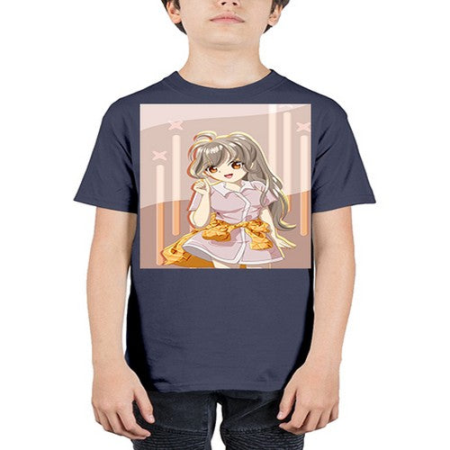 Cute and happy girl with picnic outfit 10# - anime - Youth Tee Unisex