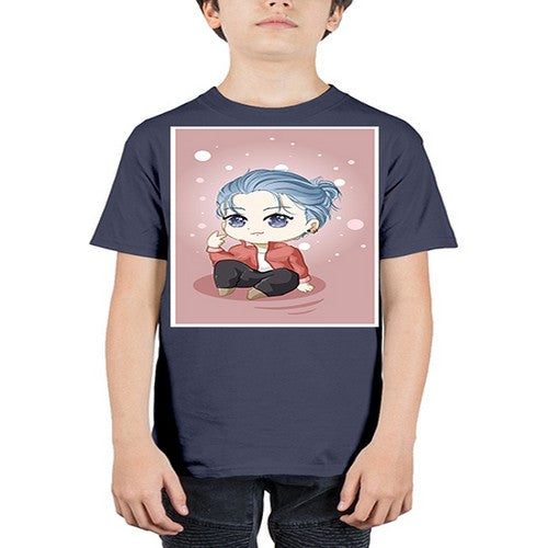 Cute little boy silver hair 78# - anime - Youth Tee Unisex