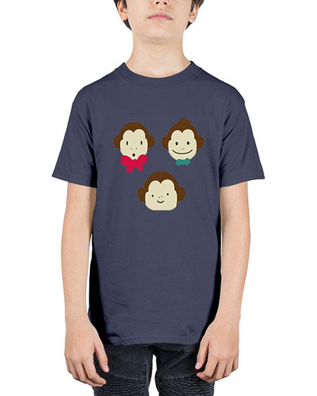 Cute_little_monkeys_5425 - monkey - Youth Tee Unisex