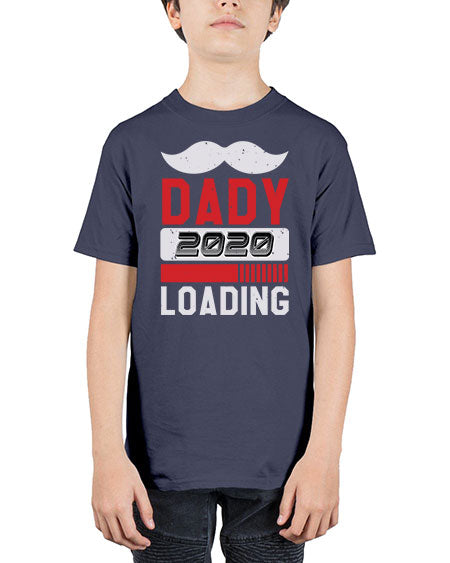 Dady Loading Style 70# - baby shower - Youth Tee Unisex