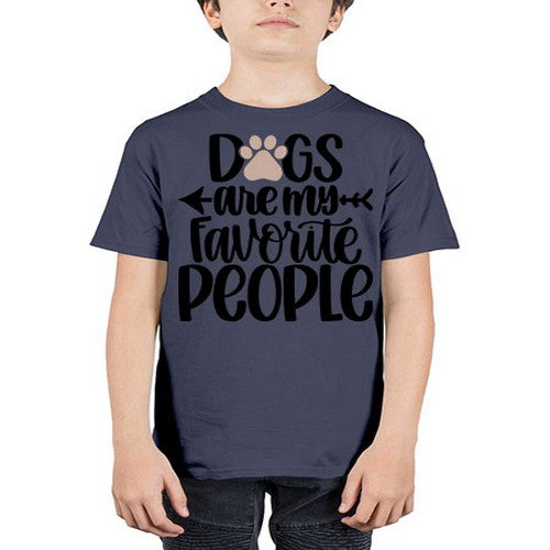 Dogs Are My Favorite People Style 22# - dogs - Youth Tee Unisex