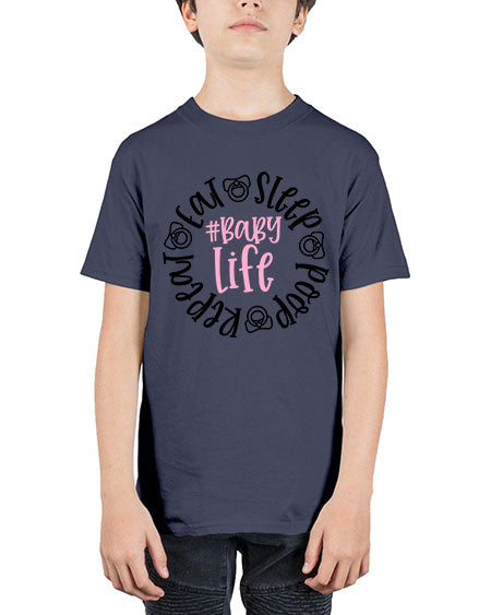 Eat Sleep Poop Repeat BabyLife Style 306# - baby - Youth Tee Unisex