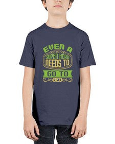 Even a super hero needs 122# - cartoon super hero - Youth Tee Unisex